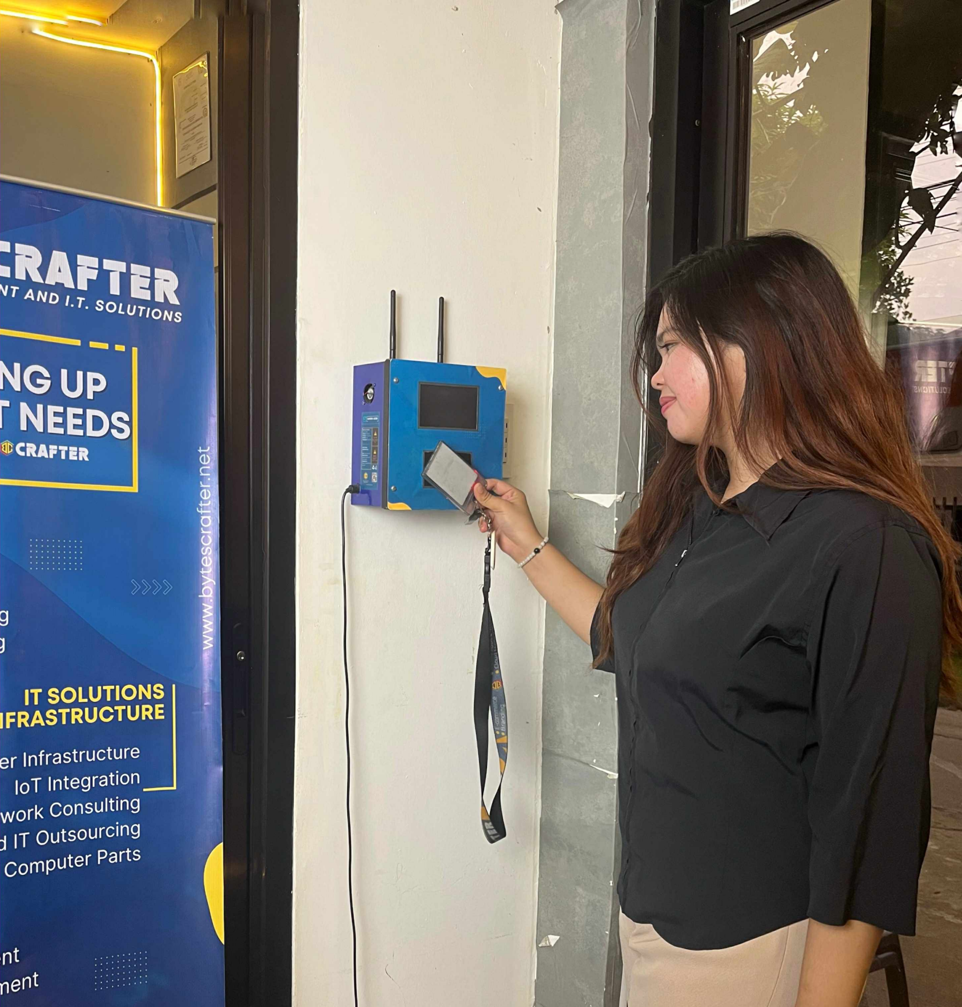 Custom HRIS with IoT Access Door