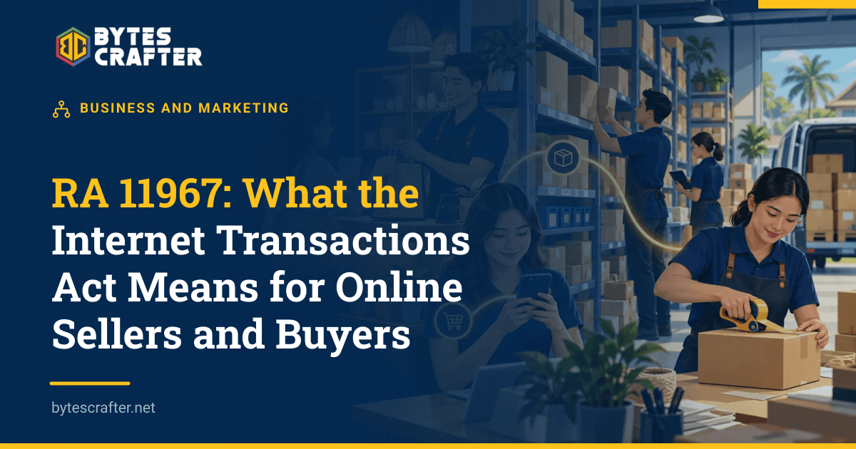 RA 11967: What the Internet Transactions Act Means for Online Sellers and Buyers