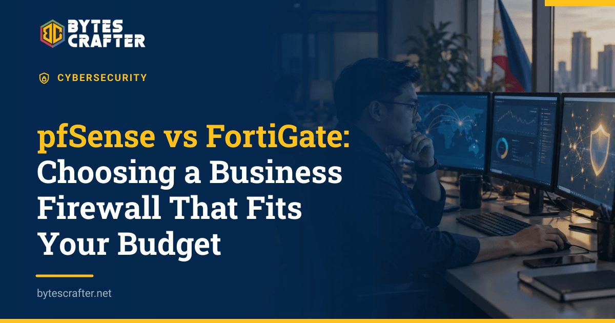 pfSense vs FortiGate: Choosing a Business Firewall That Fits Your Budget