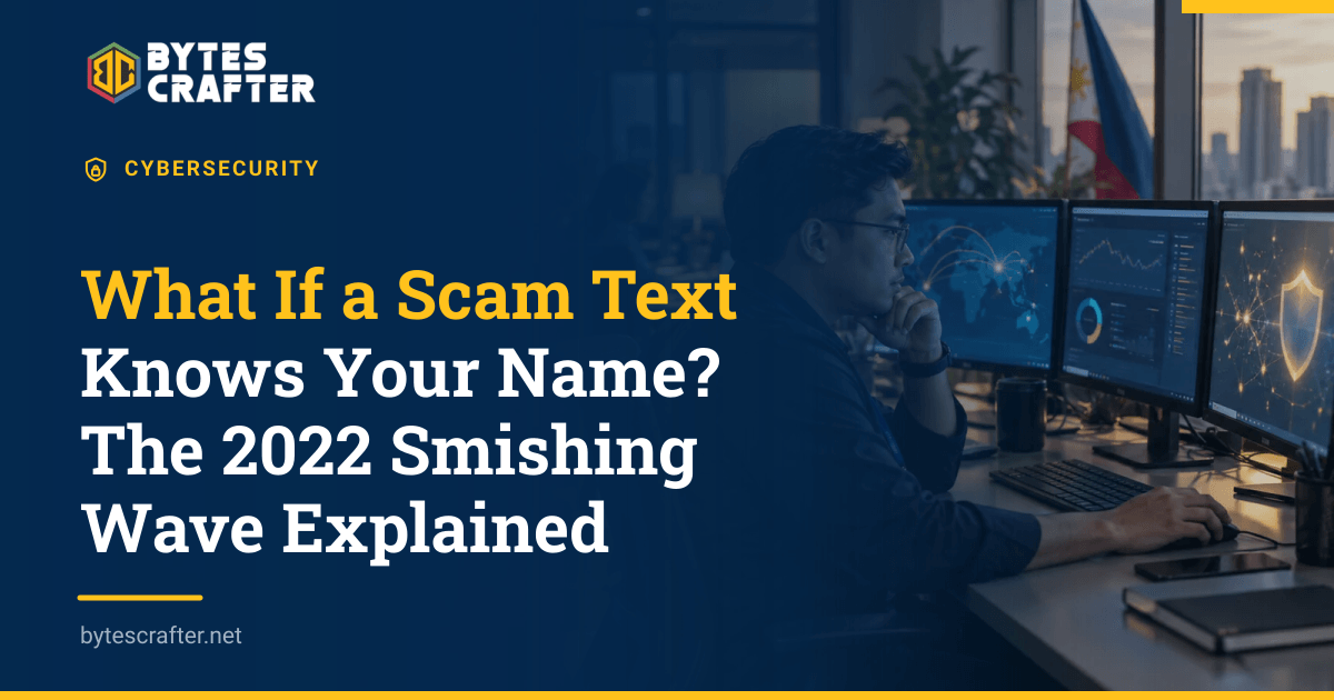 What If a Scam Text Knows Your Name? The 2022 Smishing Wave Explained