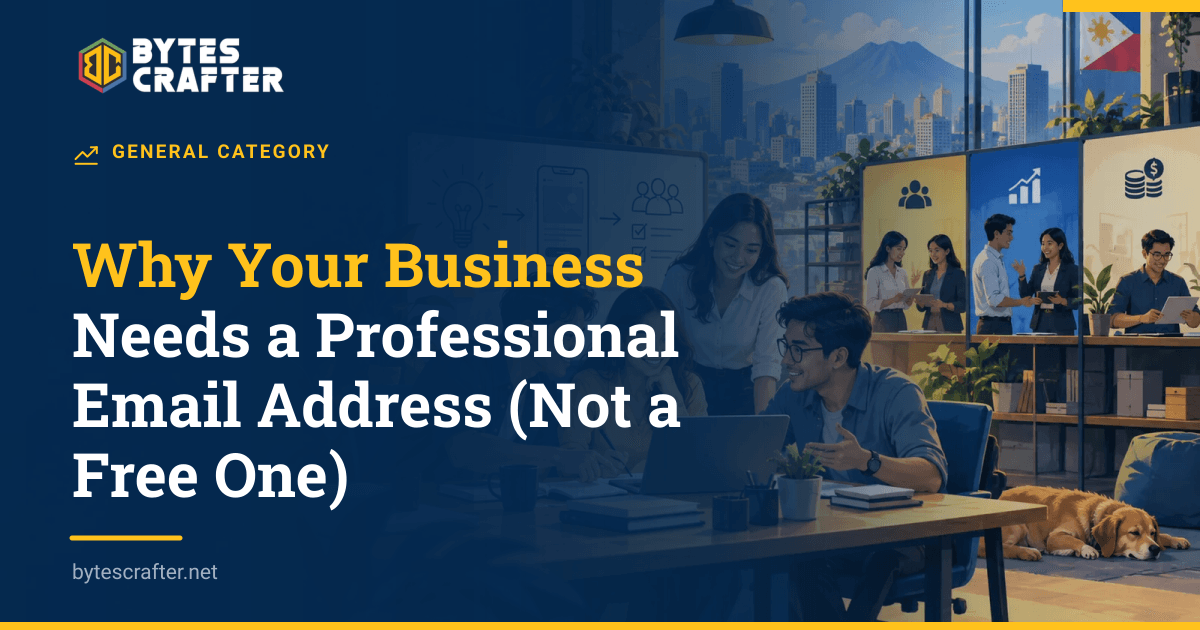 Why Your Business Needs a Professional Email Address (Not a Free One)