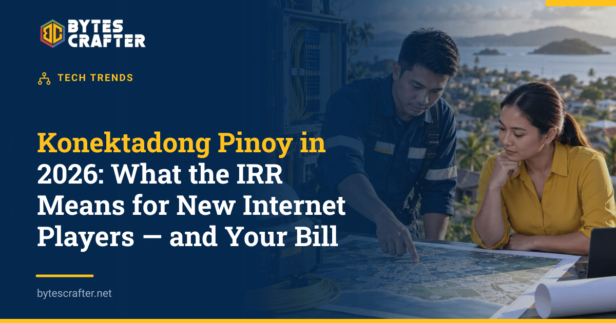 Konektadong Pinoy in 2026: What the IRR Means for New Internet Players — and Your Bill
