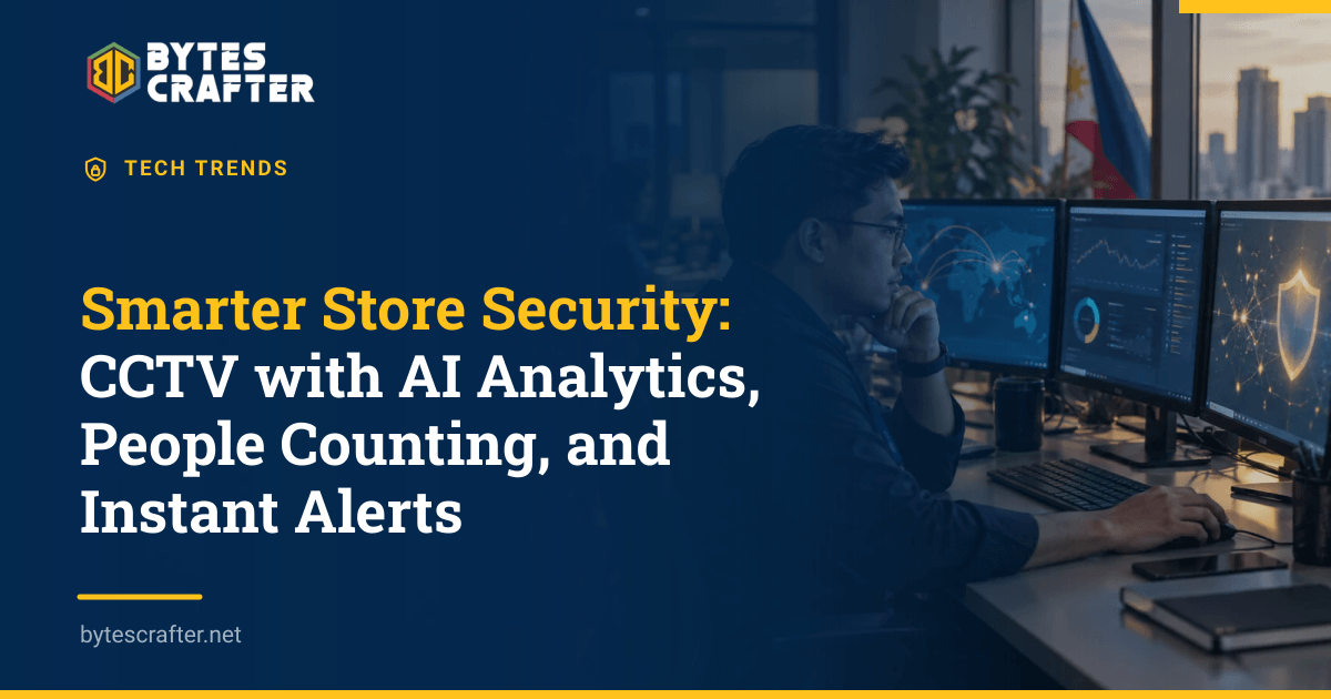 Smarter Store Security: CCTV with AI Analytics, People Counting, and Instant Alerts