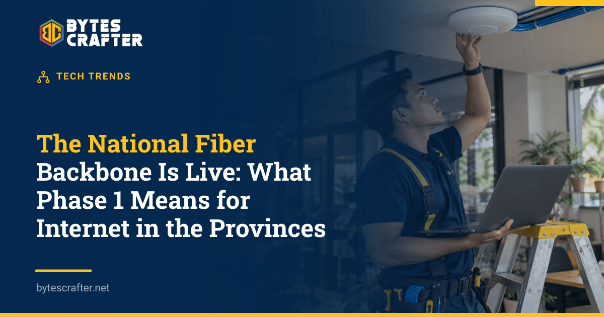 The National Fiber Backbone Is Live: What Phase 1 Means for Internet in the Provinces