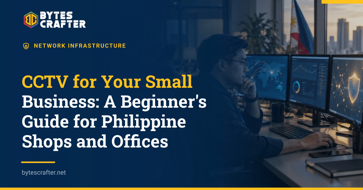 CCTV for Your Small Business: A Beginner's Guide for Philippine Shops and Offices