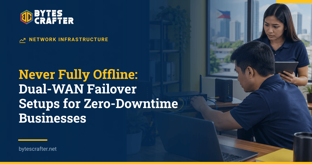 Never Fully Offline: Dual-WAN Failover Setups for Zero-Downtime Businesses