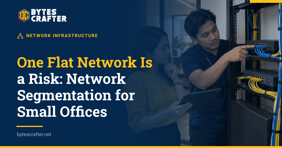 One Flat Network Is a Risk: Network Segmentation for Small Offices