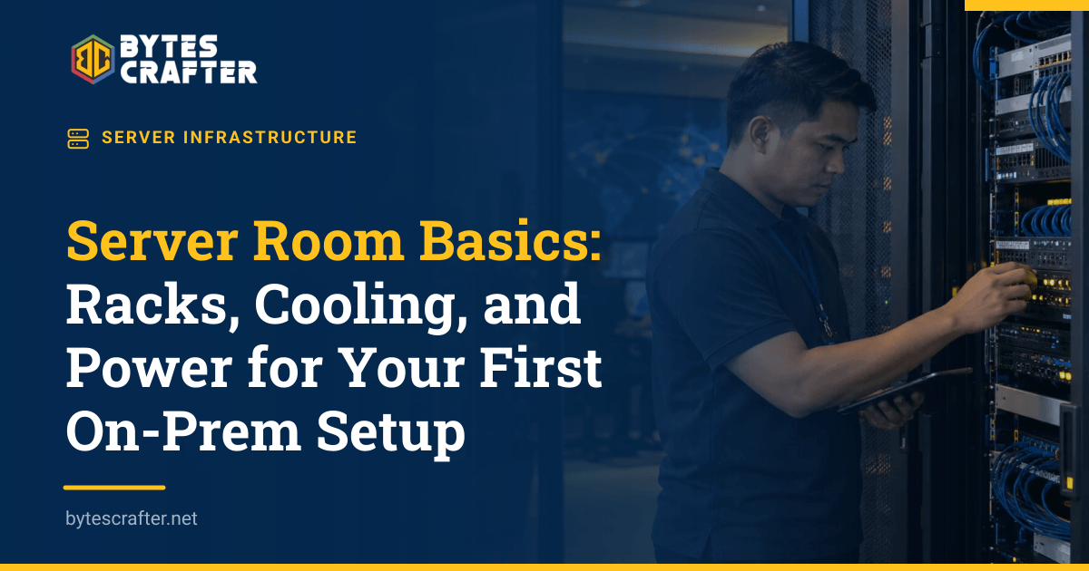 Server Room Basics: Racks, Cooling, and Power for Your First On-Prem Setup