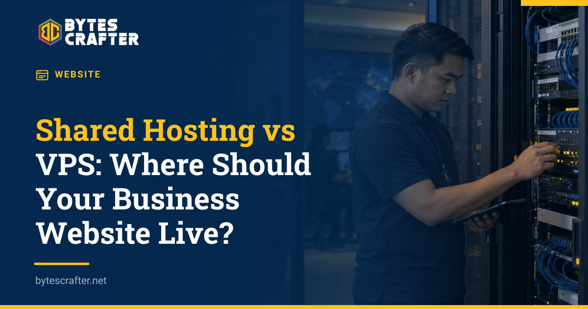 Shared Hosting vs VPS: Where Should Your Business Website Live?