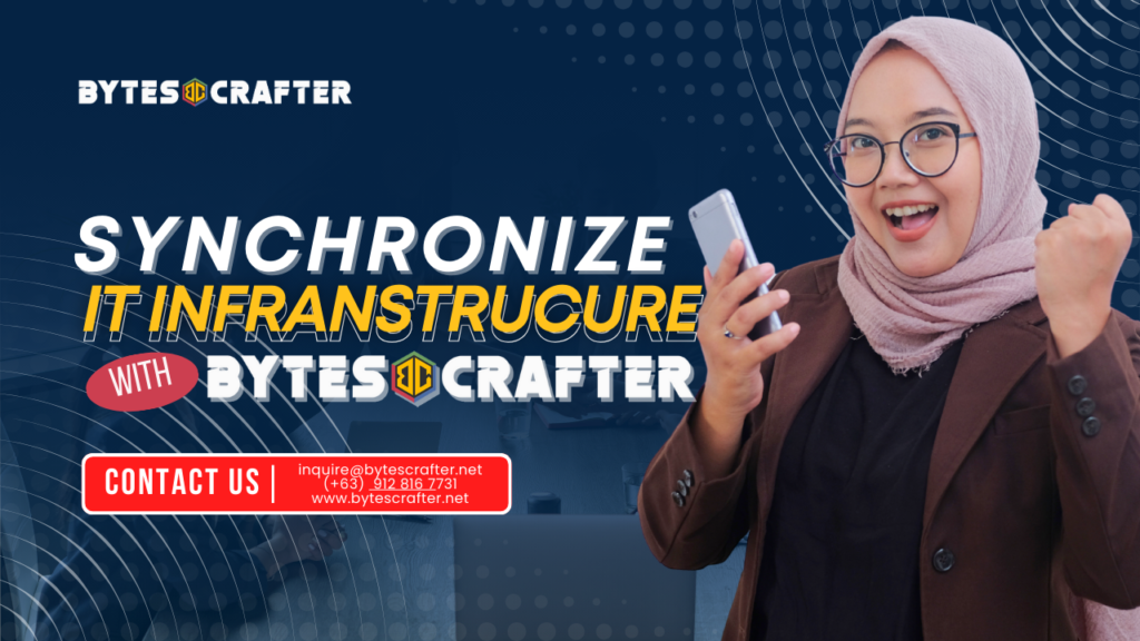 Bold text emphasizing IT infrastructure synchronization for peak performance.