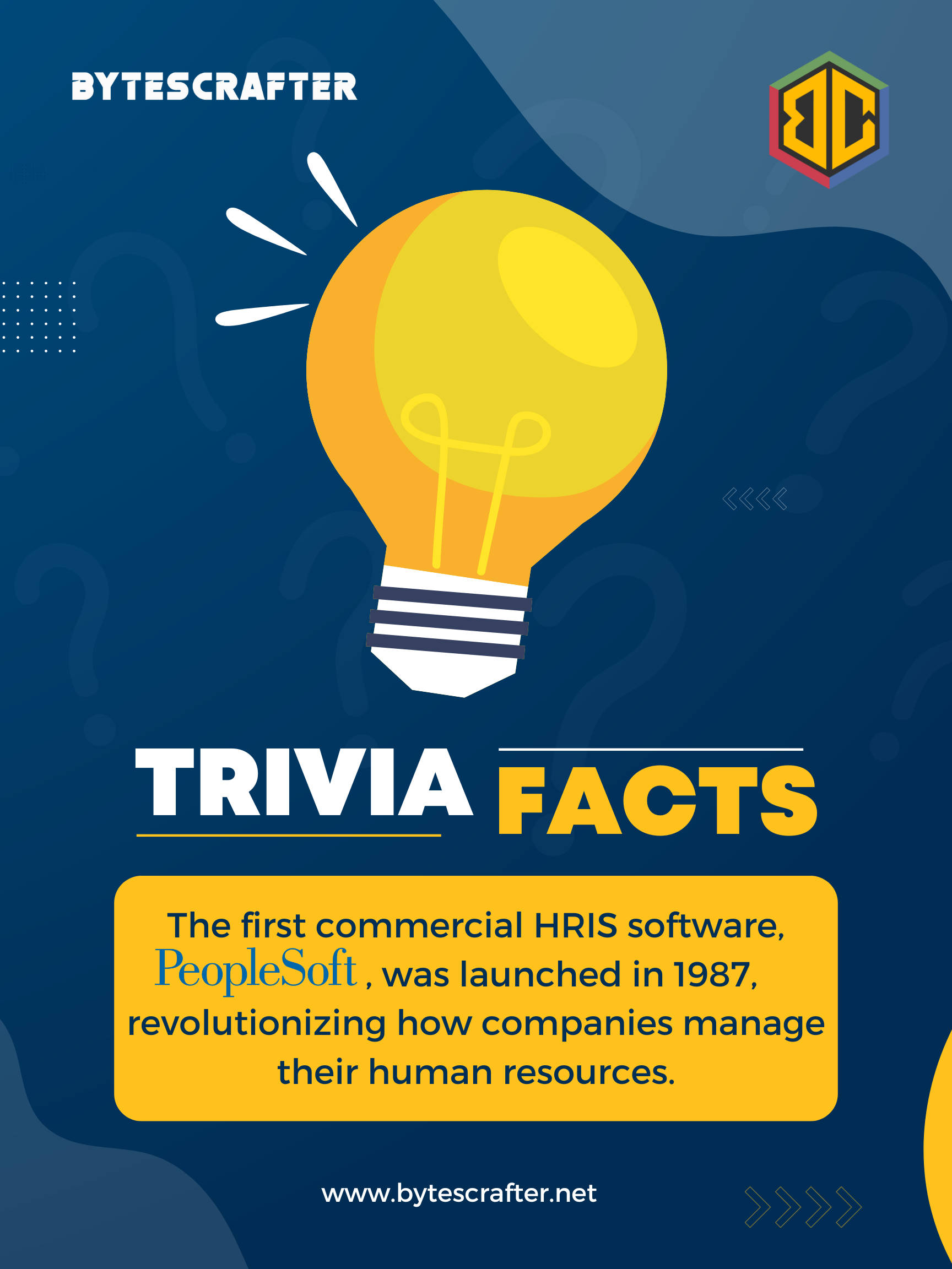 PeopleSoft the first commercial HRIS System