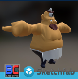 3D Model Character LOWPOLY – Cyclops