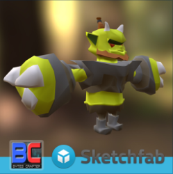 3D Model Character LOWPOLY – Orge